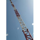 Van de de Draadtoren van Guyed van het hete Onderdompelings Gegalvaniseerde Staal de Mast Communicatie Antenne 30m/S