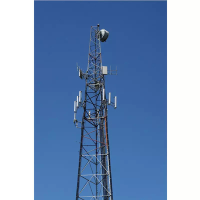 De hete Onderdompeling galvaniseerde Tubulaire Staaltoren 30m 60m Gsm Communicatie Telecommunicatie