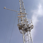 Q345 galvaniseerde de Tubulaire Telecommunicatie van de Staaltoren