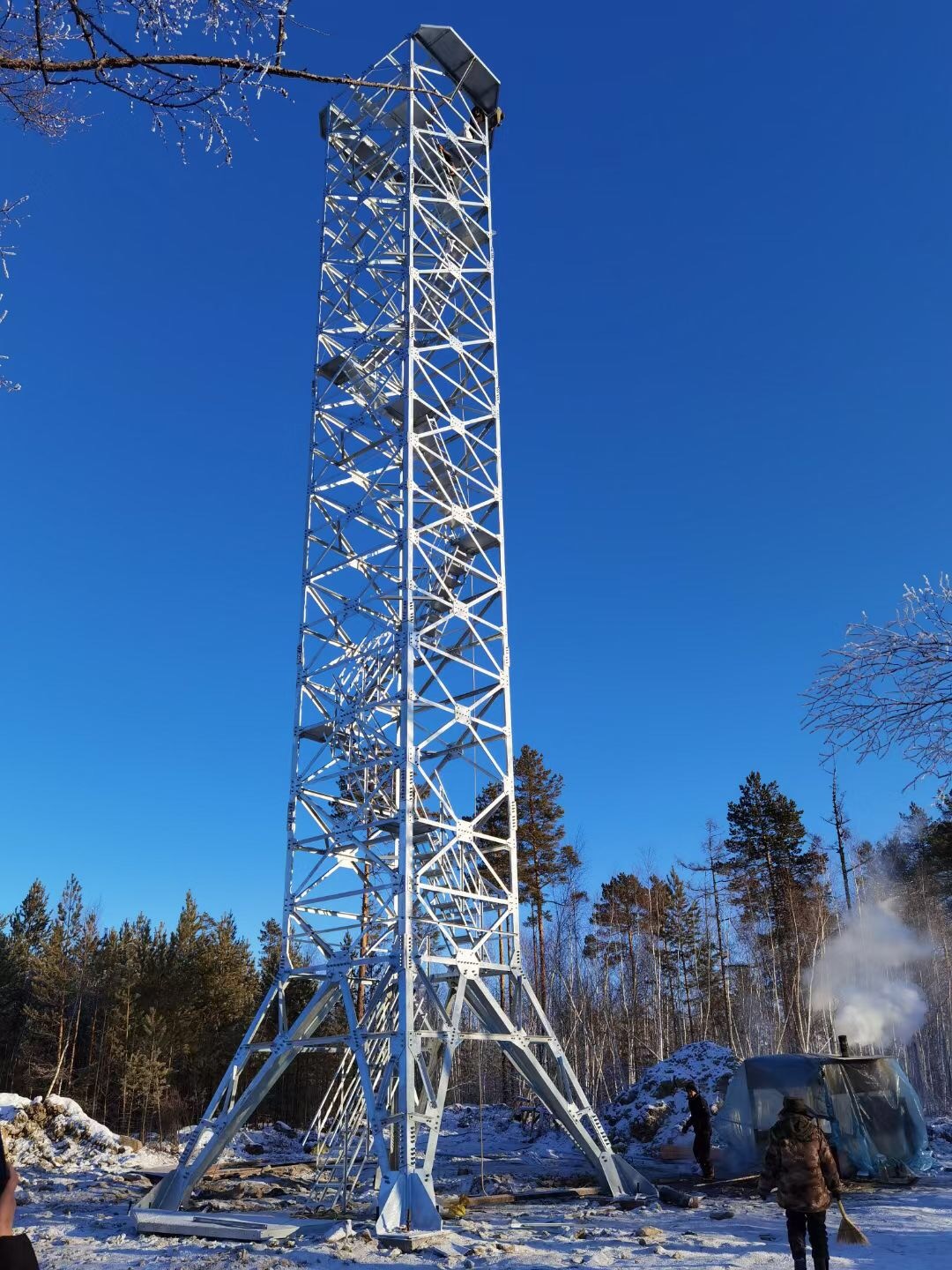 20m Meteorologische Staal Militaire Wacht Tower