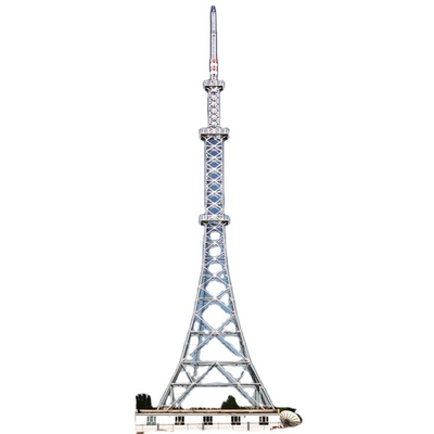 100m CDMA Mobiel Communicatiemiddel Toren Hete die Onderdompeling met Steunen wordt gegalvaniseerd